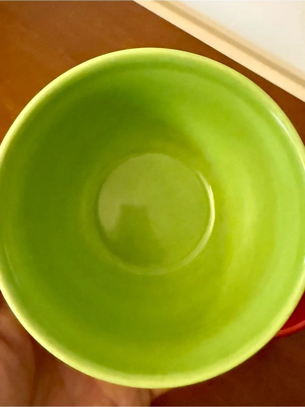 Starbucks 2007 Ice Cream Bowls 12 oz Ceramic Set of 2 - Red & Green